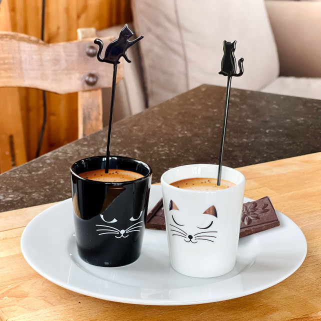 Tasse espresso - Tazzina - White Cat - Pylones