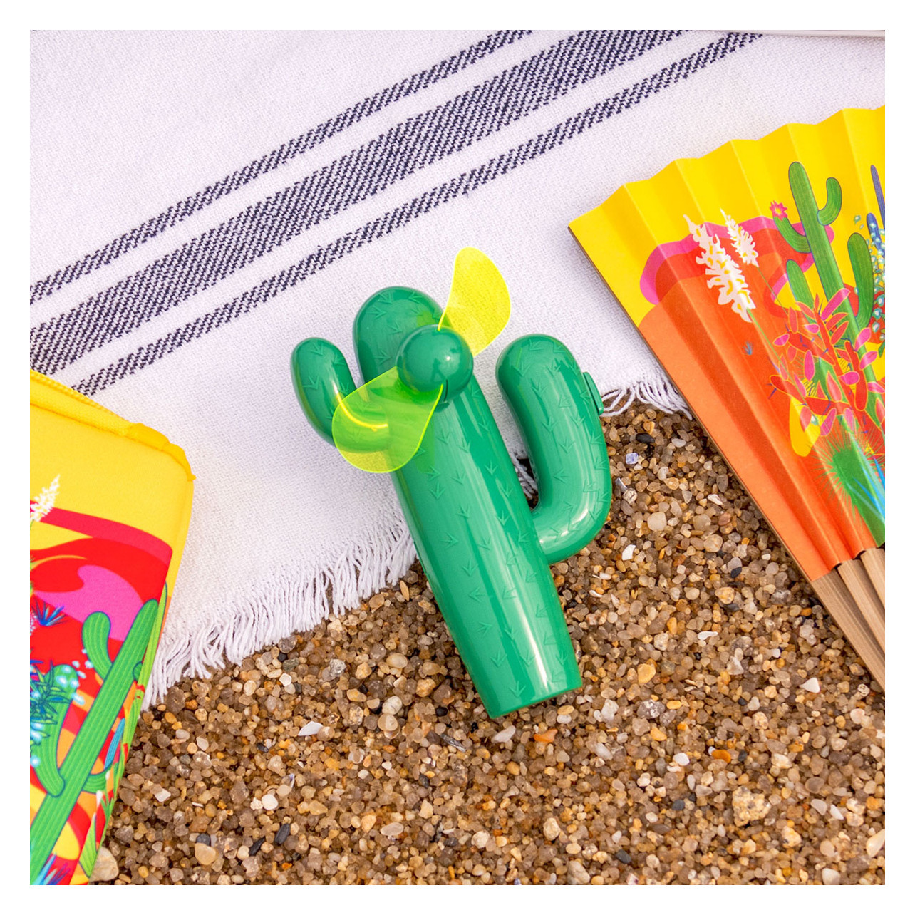 Rechargeable Pocket fan - Cactus - Cactus - Pylones