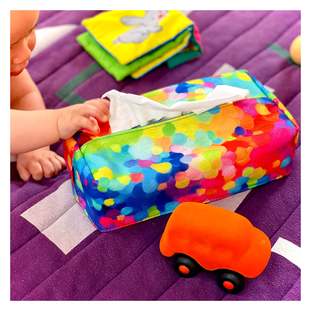 Tissue box cover Sneezy Palette Pylones