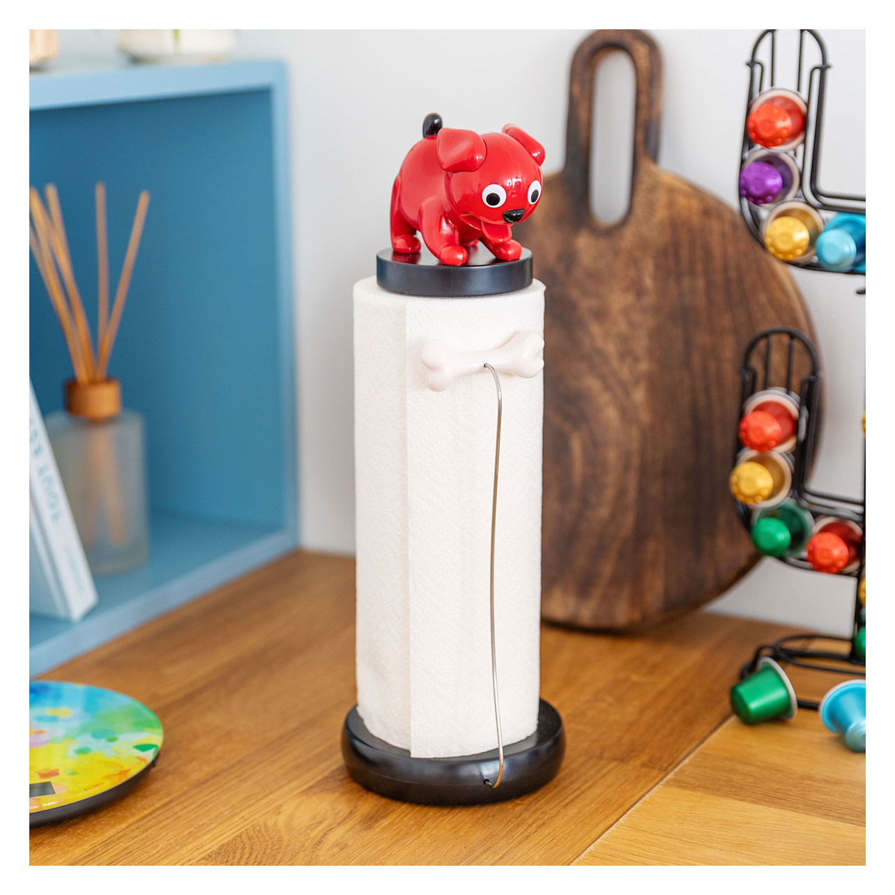 Kitchen roll dispenser Clean'up Red Pylones