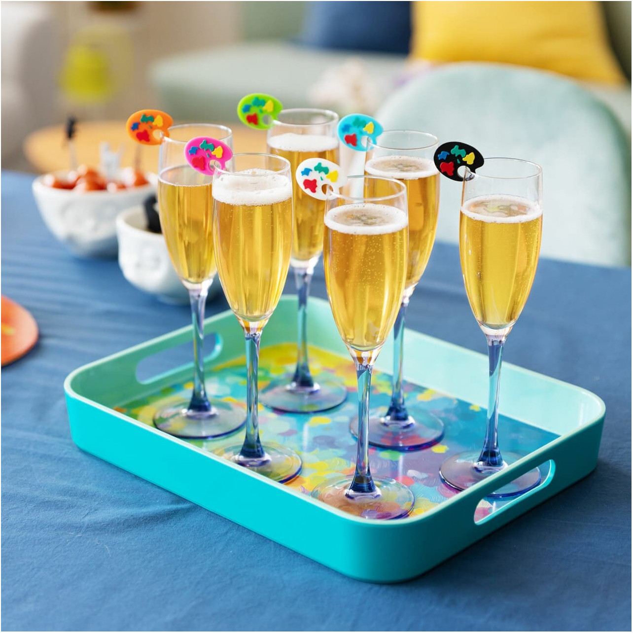 Set de 8 Marqueurs de Verre en Silicone - Mags
