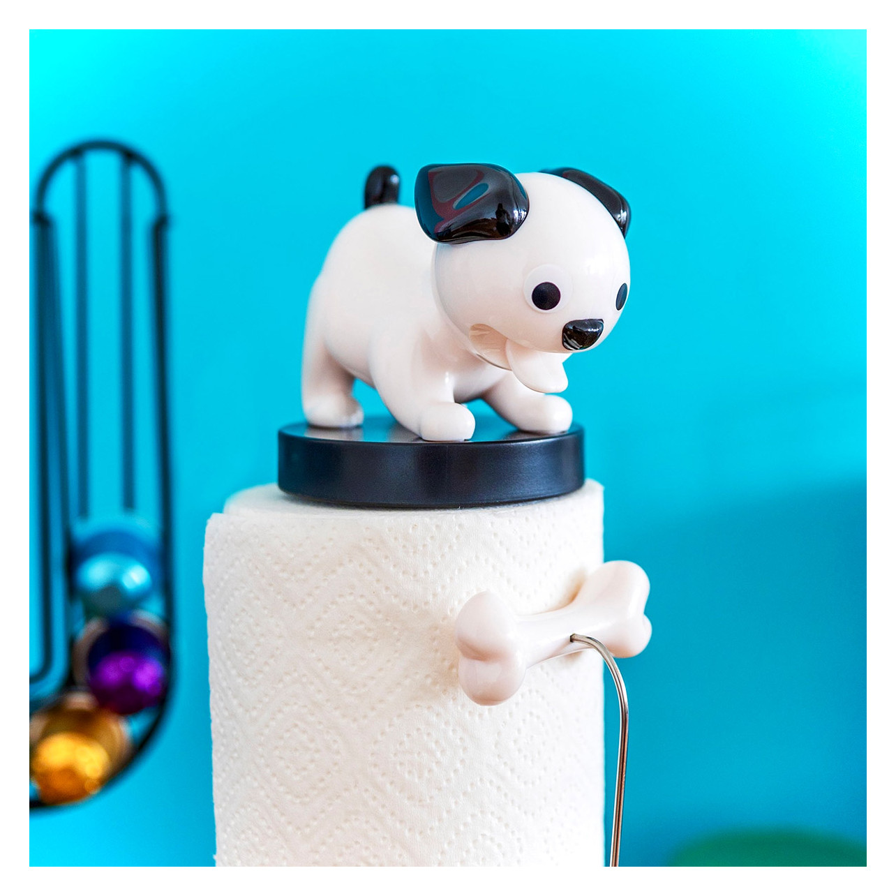 Kitchen roll dispenser Clean'up White Pylones