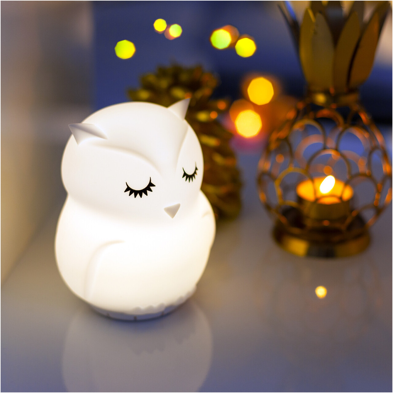 Nightlight Owl Light Owl Pylones