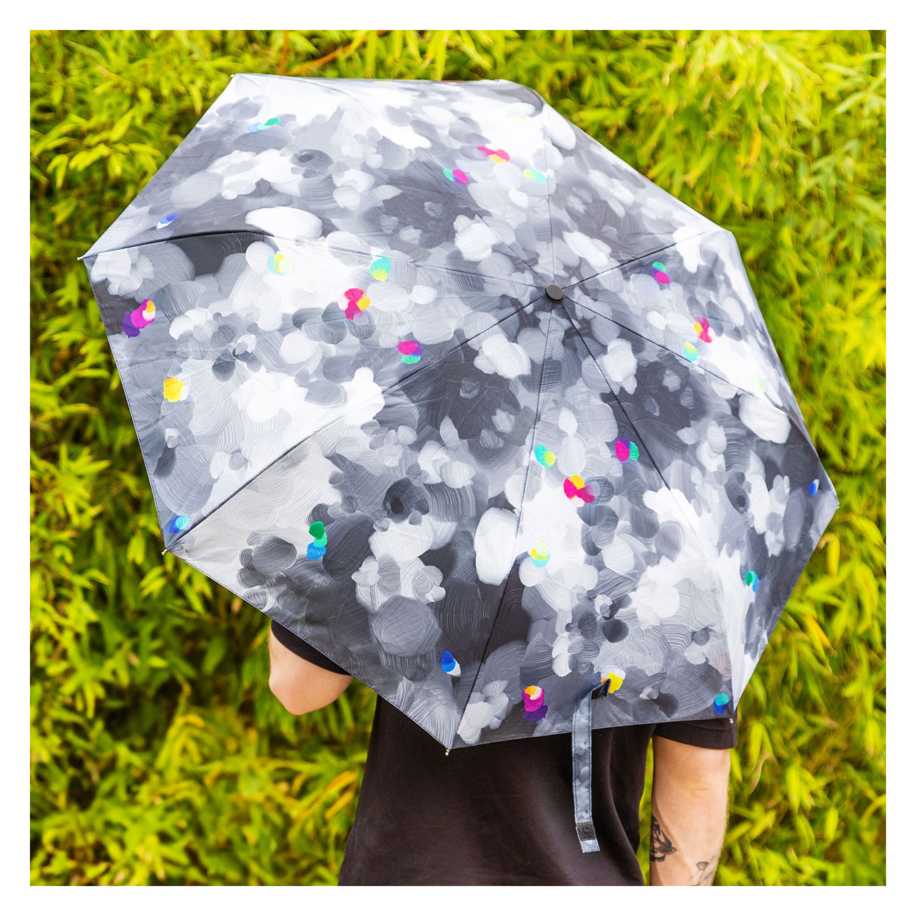 Umbrella Parapli Black Palette Pylones