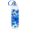 35560 - Flask 80 cl - Happyglou Large - Blue Palette