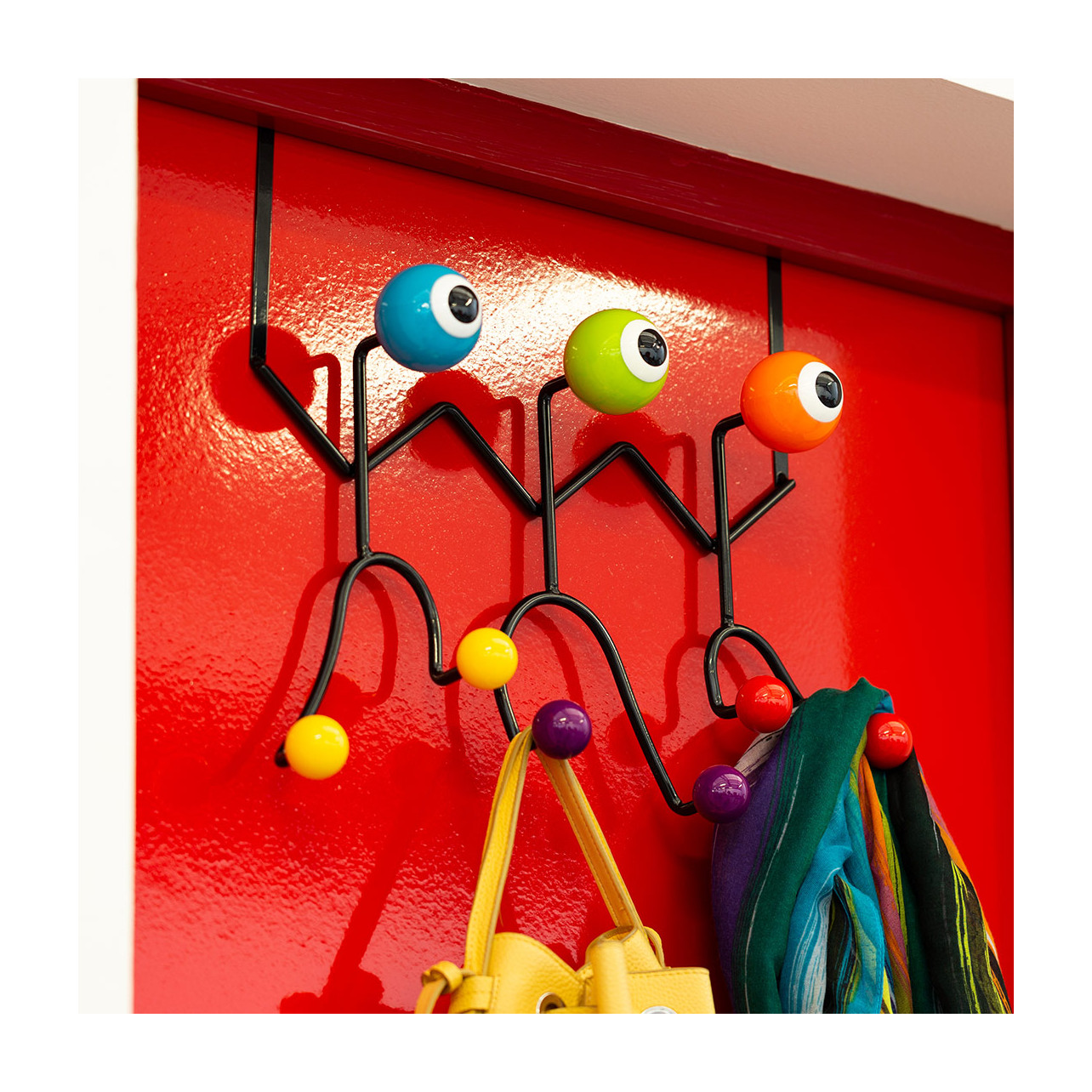 Coat rack 60's O'clothes Black Pylones