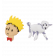 33073 - Set of 2 magnets - The Little Prince - Mouton