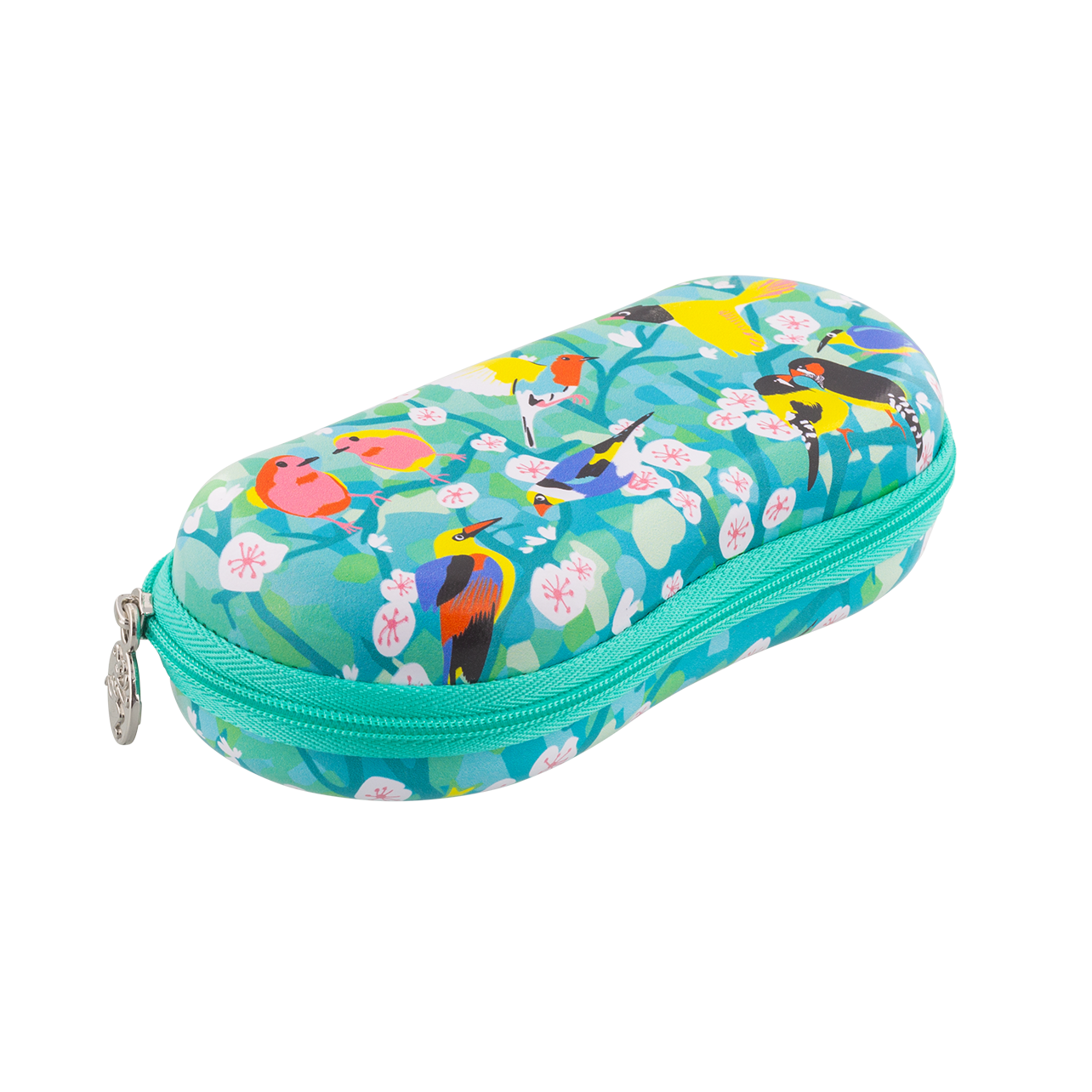 Étui Rigide Pour Lunettes Motif Chat Blanc - Coque Antichoc Clayre & Eef, Doublure Feutre