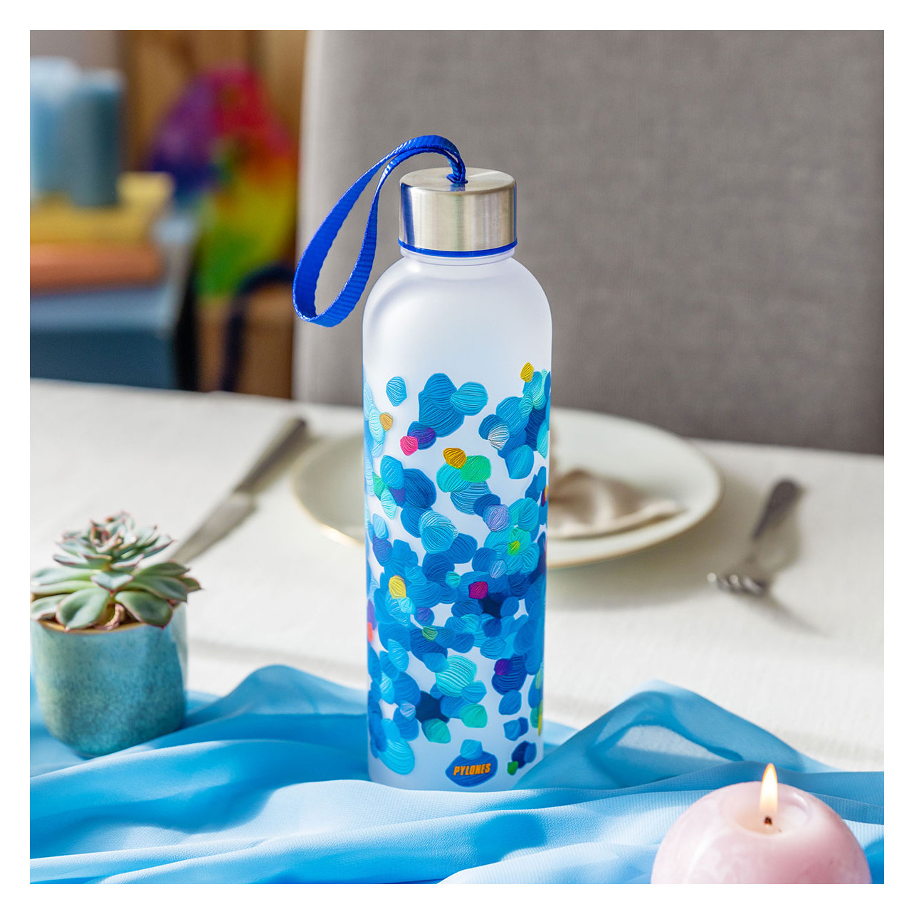 Flask - Happyglou Large - Orchid Blue - View #3