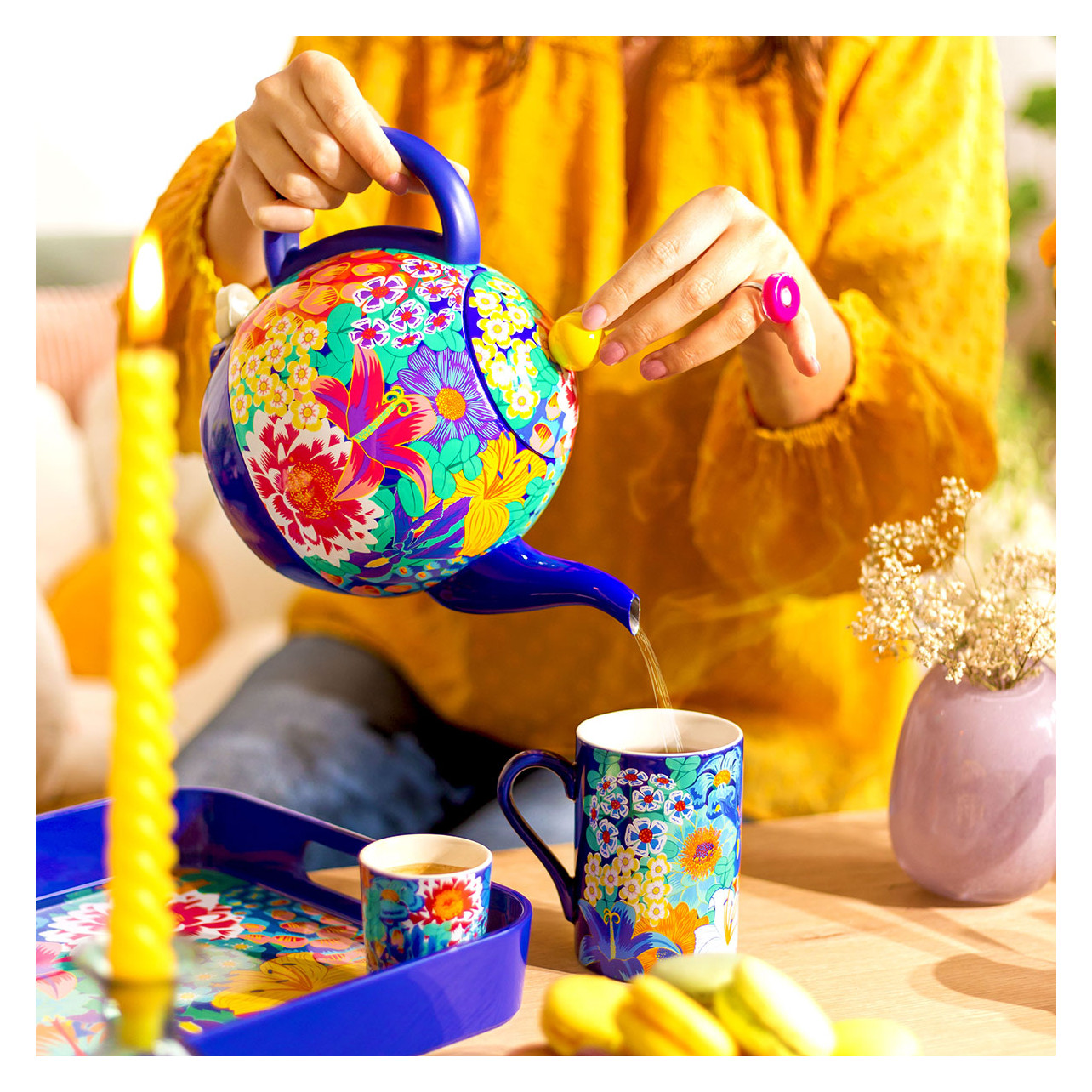 Electric kettle design Byzance Bouquet Pylones