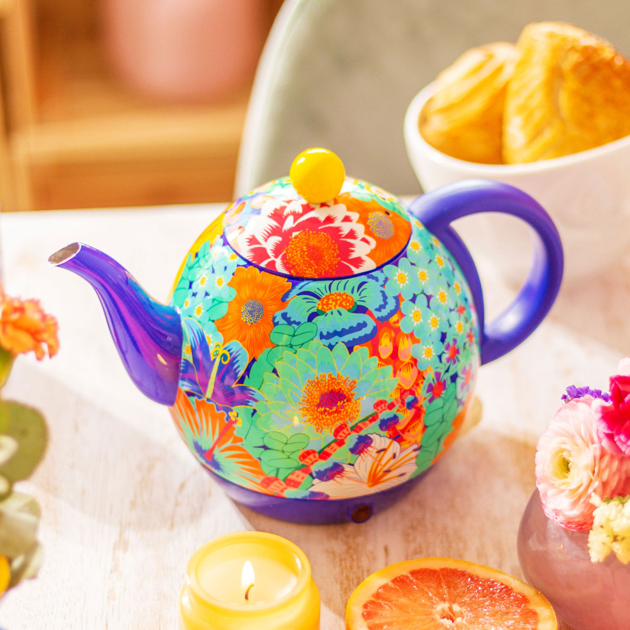 Electric kettle design Byzance Bouquet Pylones