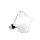 39614 - Bague en verre soufflée - Gaia Medium Milk - Blanc