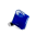 39614 - Glasring - Gaia Medium Milk - Bleu Foncé