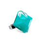 39614 - Glass ring - Gaia Medium Milk - Turquoise