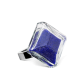 39652 - Glass ring - Gaia Medium Billes - Bleu Foncé