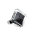 39652 - Bague en verre soufflée - Gaia Medium Billes - Noir