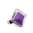 39652 - Bague en verre soufflée - Gaia Medium Billes - Violet