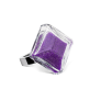 39652 - Bague en verre soufflée - Gaia Medium Billes - Violet