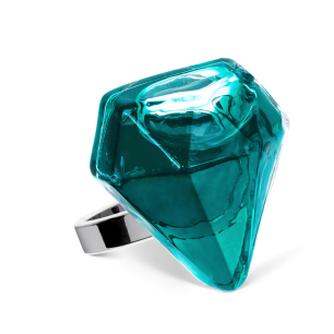 Anello in vetro - Diamant Medium transparent