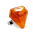 39663 - Glasring - Diamant Medium transparent - Orange