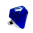 39663 - Glasring - Diamant Medium transparent - Bleu Foncé