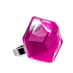 Bague en verre soufflé - Energie Medium transparent