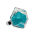39627 - Glasring - Energie Medium Billes - Turquoise