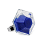 39627 - Glass ring - Energie Medium Billes - Bleu Foncé