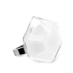 39601 - Anello in vetro - Energie Medium Milk - Blanc