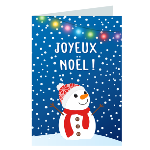 Carte de voeux Joyeux Noël - Wish you