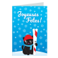 39568 - Holiday greeting card Happy Holidays - Wish you - France
