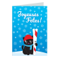 39568 - Holiday greeting card Happy Holidays - Wish you Cat - France