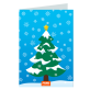 Holiday greeting card Happy Holidays - Wish you Cat
