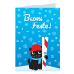 Holiday greeting card Happy Holidays - Wish you Cat