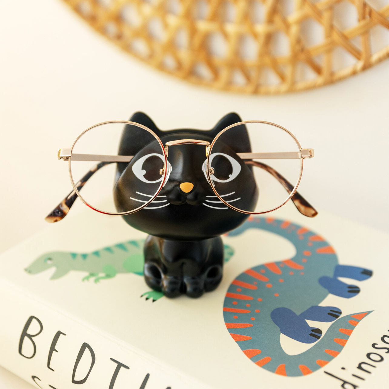 Glasses holder Owl Pylones Black Pylones