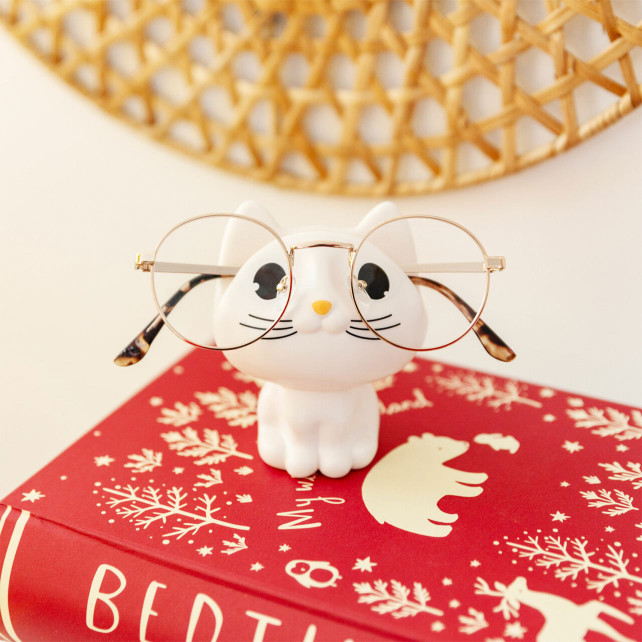 Repose lunettes / porte lunette Original - Owl - PYLONES - Rouge