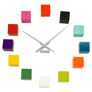 Horloge 12 cubes - Tic Tac