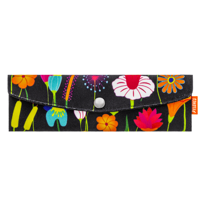 Pochette à Couverts Anice (+ 3 Couverts) – Modèle Matin Fleuri Escapade Florale – Pour Pique-nique, Voyage Ou Cadeau