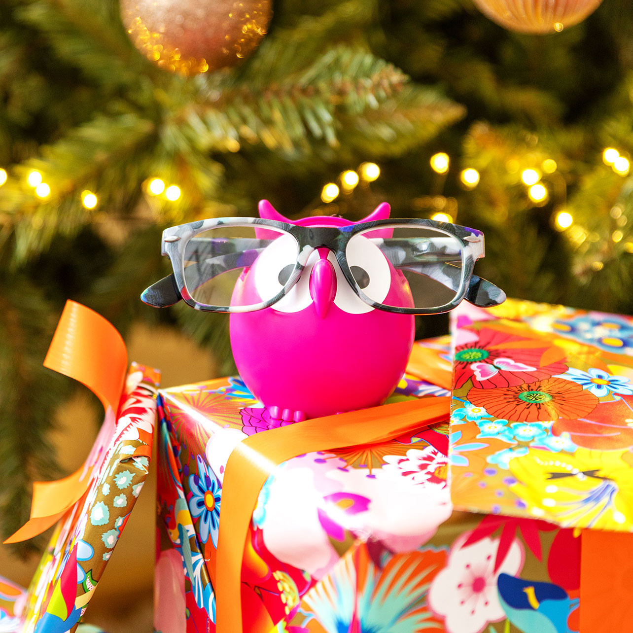 Glasses holder Owl Pylones Pink Pylones