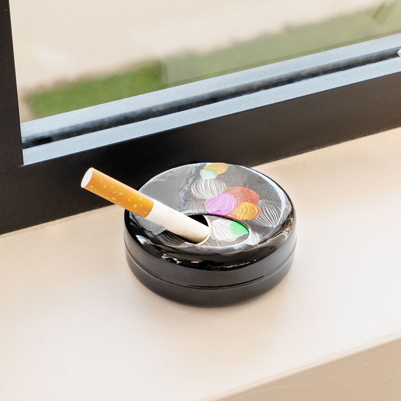 Pocket ashtray Goal Black Palette Pylones