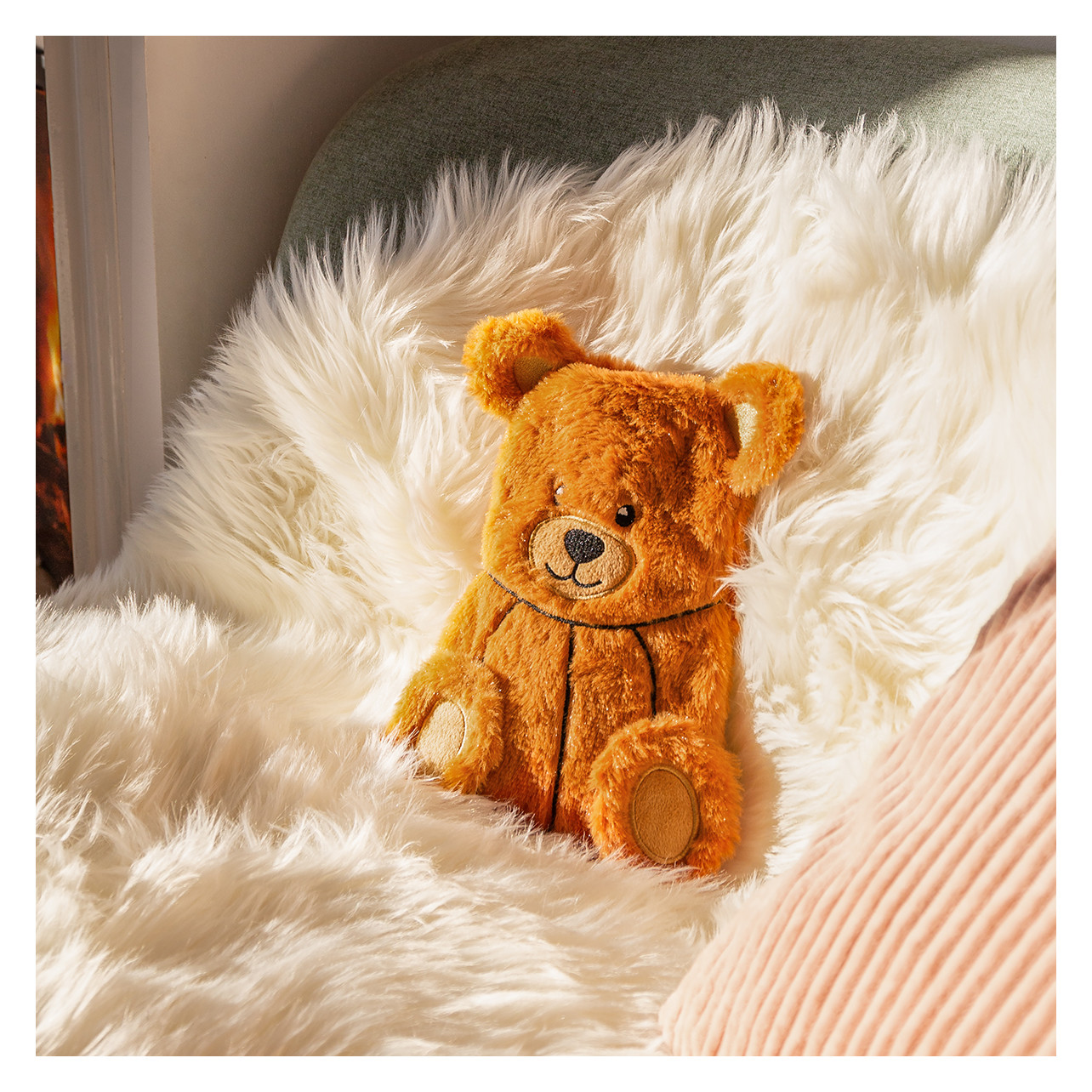 Bouillotte Animaux - Ours Gris • Pop'Iz & Greenp'Iz