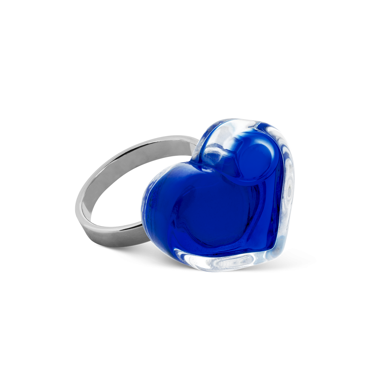 Anello In Vetro - Coeur Nano Transparent - Rosso - Foto 9