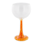 38449 - Second Chance - Hand blown glass tumbler - Tenue de soirée - Orange