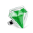 39677 - Anello in vetro - Diamant Medium Billes - Vert