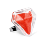39677 - Glass ring - Diamant Medium Billes - Rouge