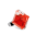 39745 - Anello in vetro - Gaia Medium Transparent - Rouge