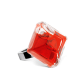 39745 - Bague en verre soufflée - Gaia Medium Transparent - Rouge