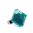 39745 - Anello in vetro - Gaia Medium Transparent - Turquoise