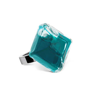 Glass ring - Gaia Medium Transparent