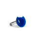 39735 - Anillo de vidrio soplado - Galet Nano Transparent - Bleu Foncé